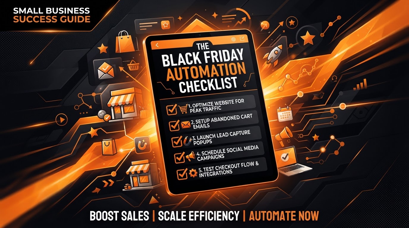 Black Friday Automation Checklist for Small Businesses — Wootomatic AI automation guide