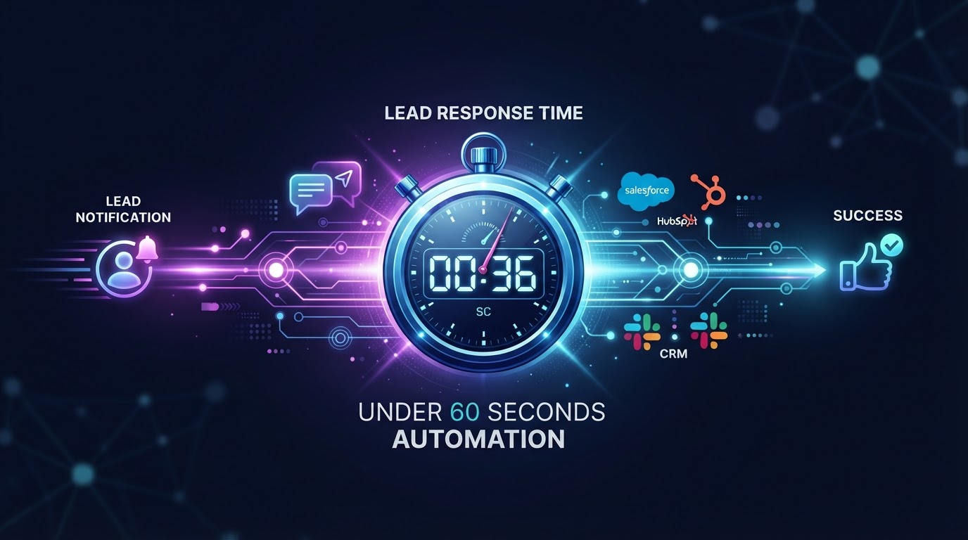 Lead Response Time Automation: How to Contact Every New Lead in Under 60 Seconds — Wootomatic AI automation guide