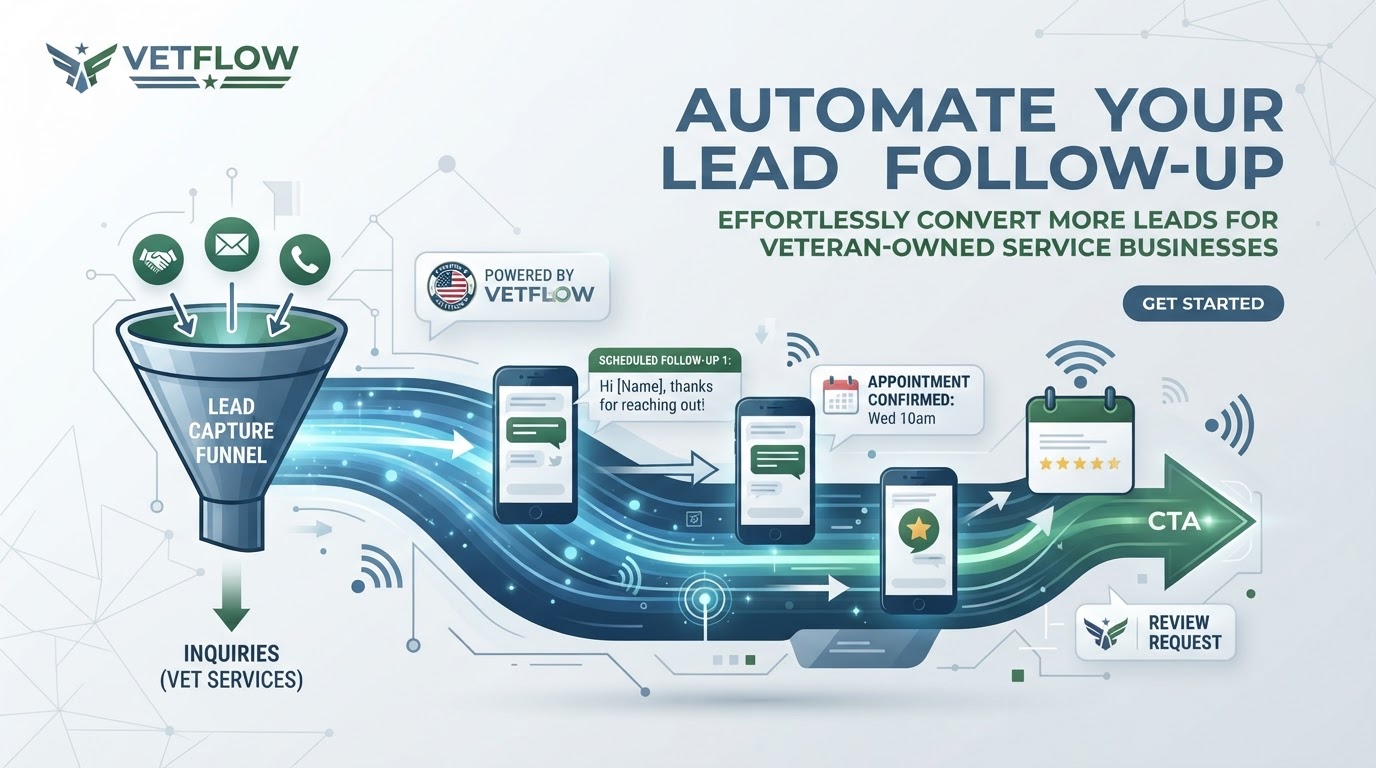 How Veteran-Owned Service Businesses Can Automate Lead Follow-Up — Wootomatic AI automation guide