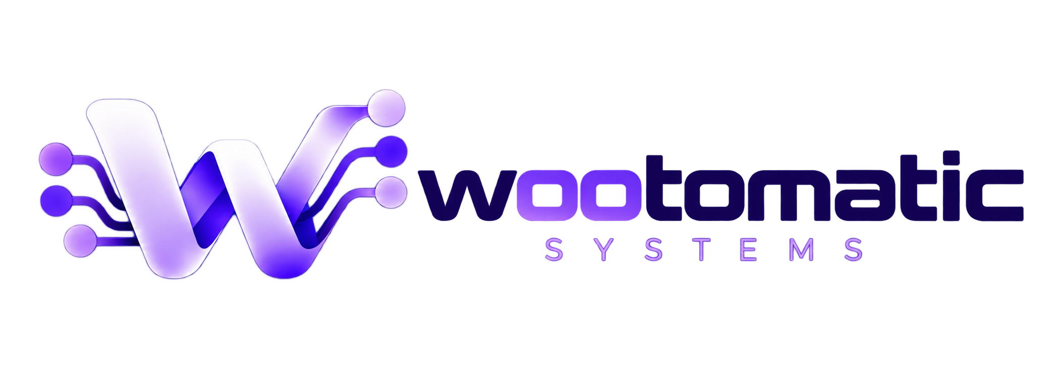 Wootomatic logo for light backgrounds