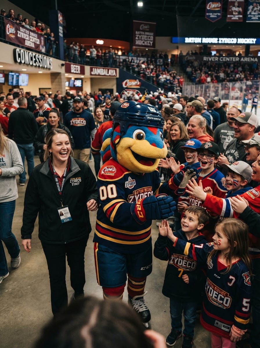 Mascot Handler — Baton Rouge Kingfish internship