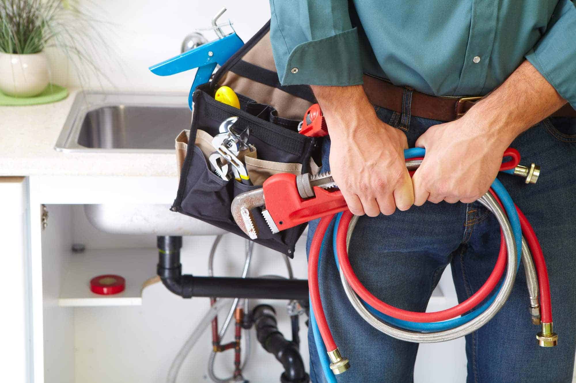 Commercial plumbing installation work