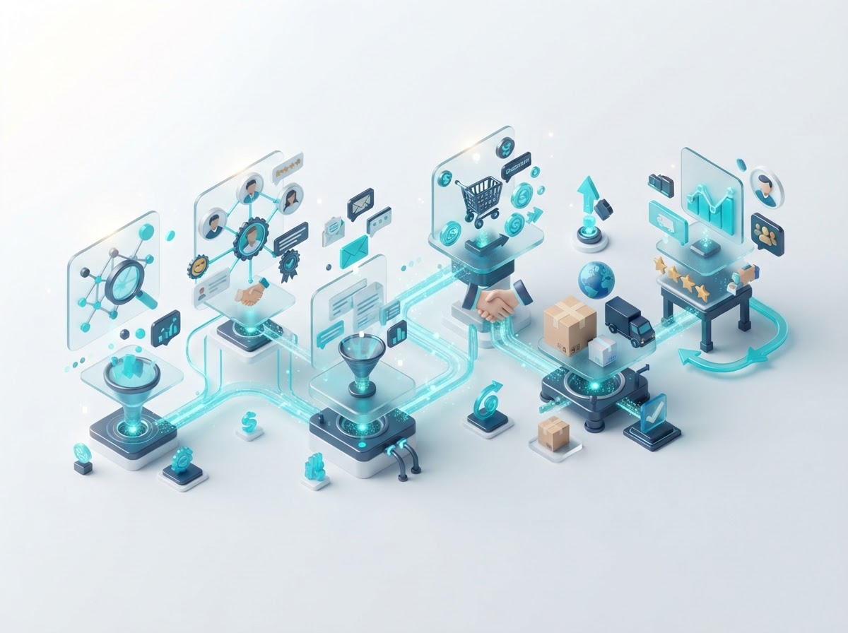 Fortis Connected Growth Systems Isometric Illustration