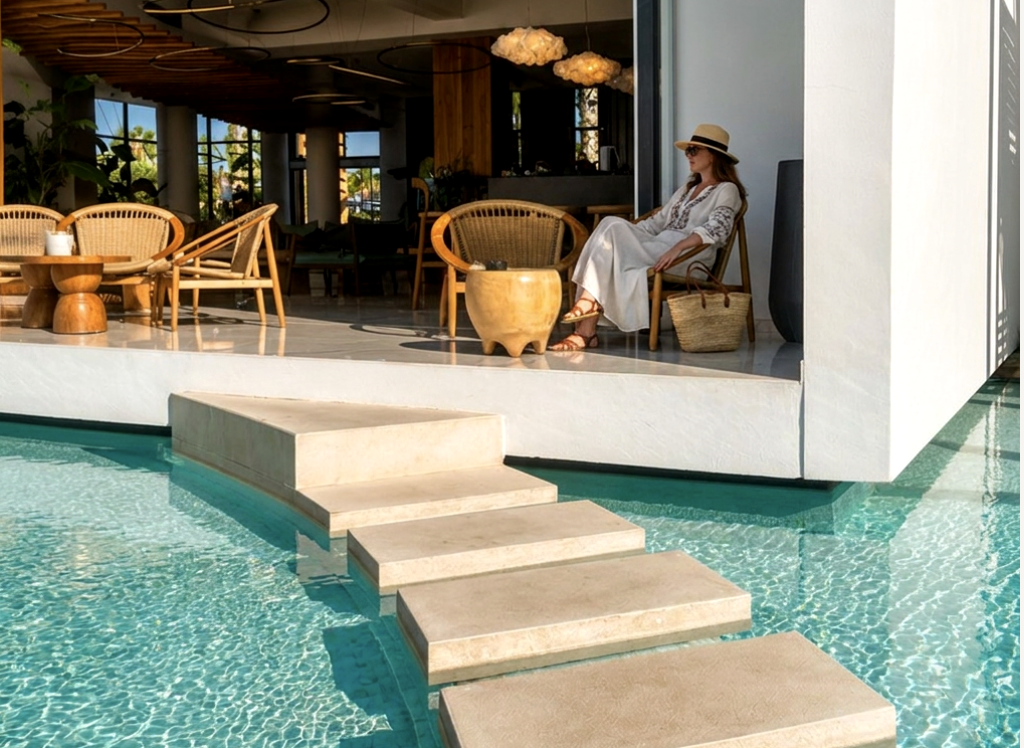 Villa Azure Resort — Luxury Hospitality & Architectural Stays website design by SmartDesign