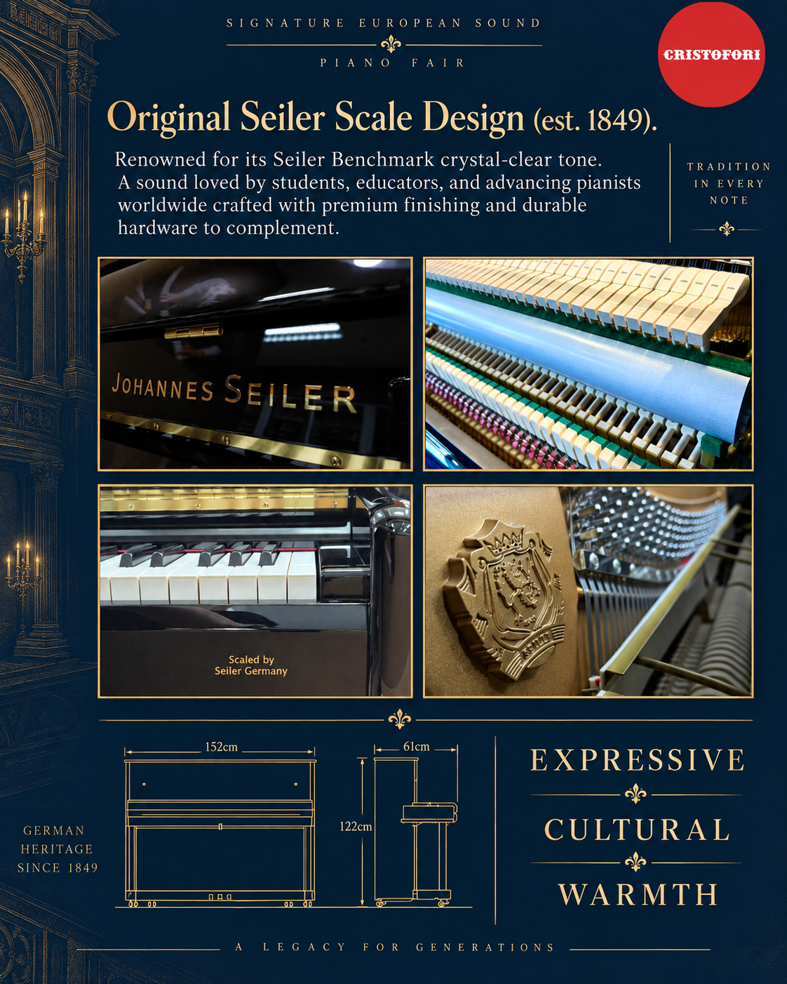 Original Seiler Scale Design (Est. 1849)
