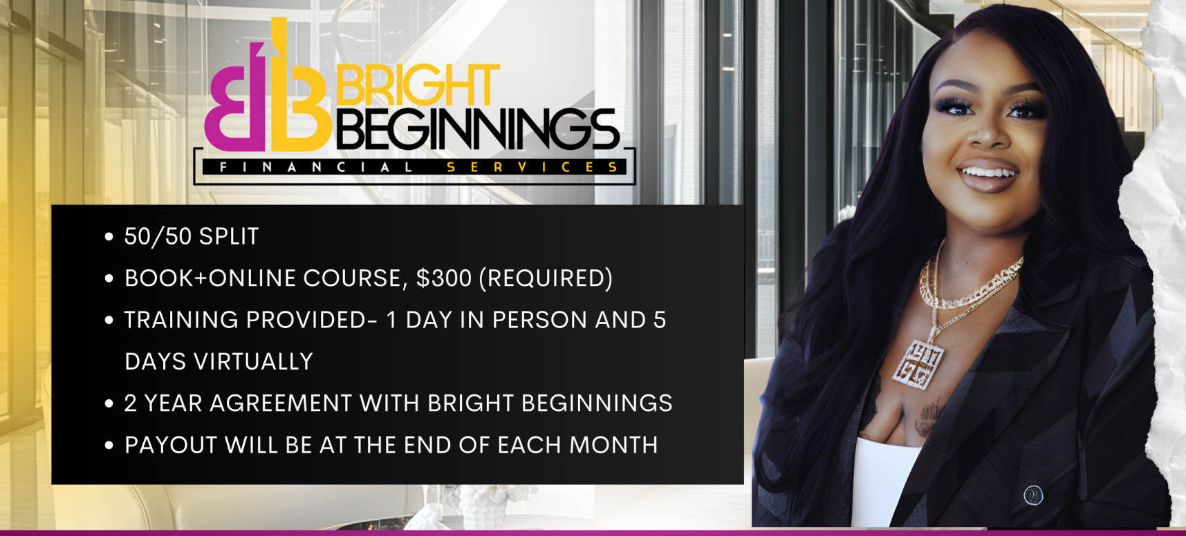 Bright Beginnings Financial Services Terms & Agreement Details