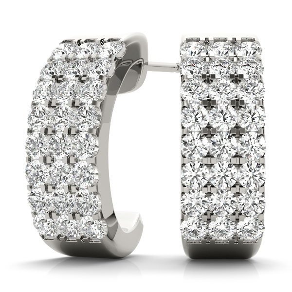 Multi-Row Huggie Earrings
