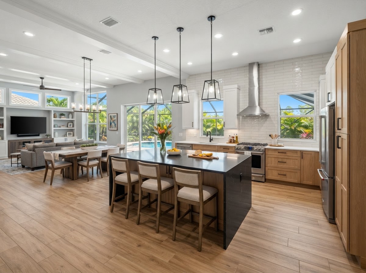 Open concept kitchen remodeling near Fruitland Park