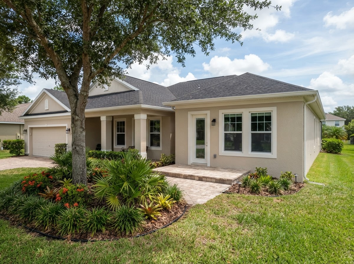 Home addition construction near Fruitland Park, Florida