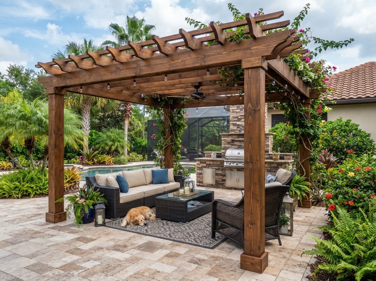Pergola design and installation in Fruitland Park