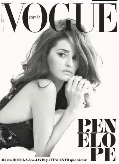 Penélope Cruz • Portada Vogue España