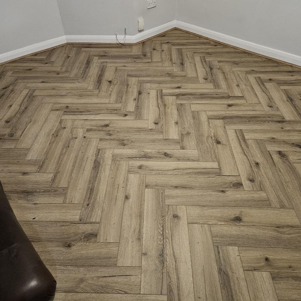 Luxury Vinyl Installation — Family Home — Knowsley Carpets & Flooring installation