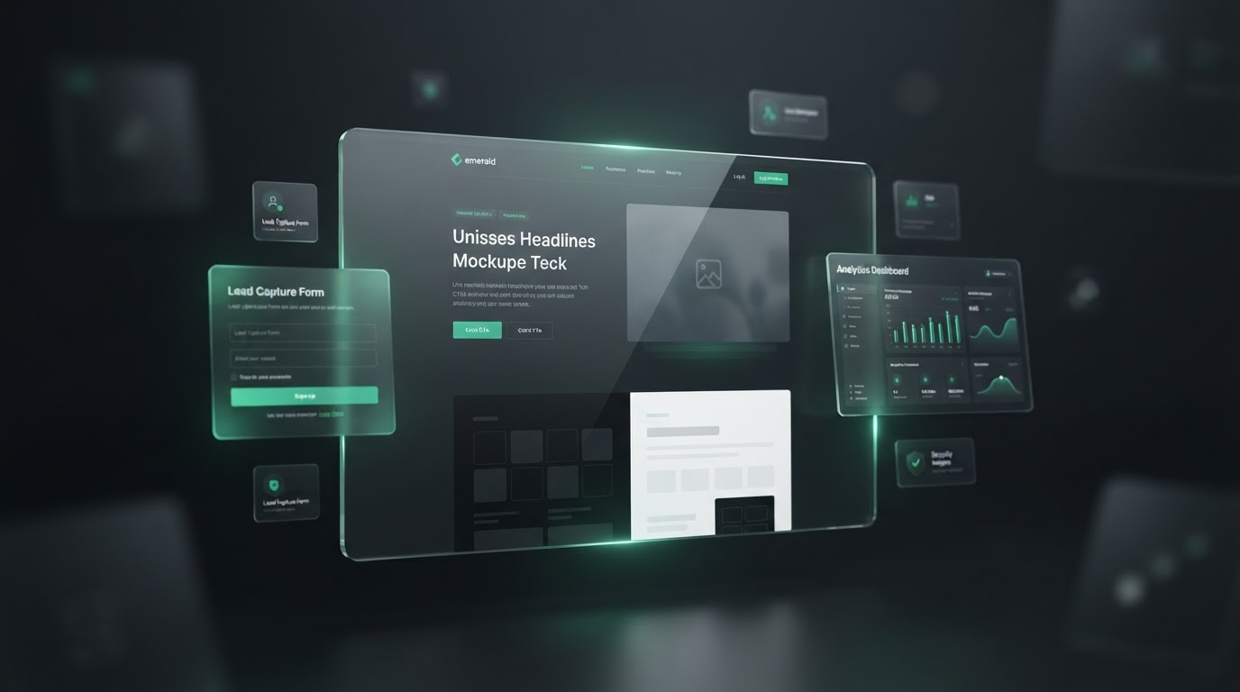 A professional custom website built for a local business