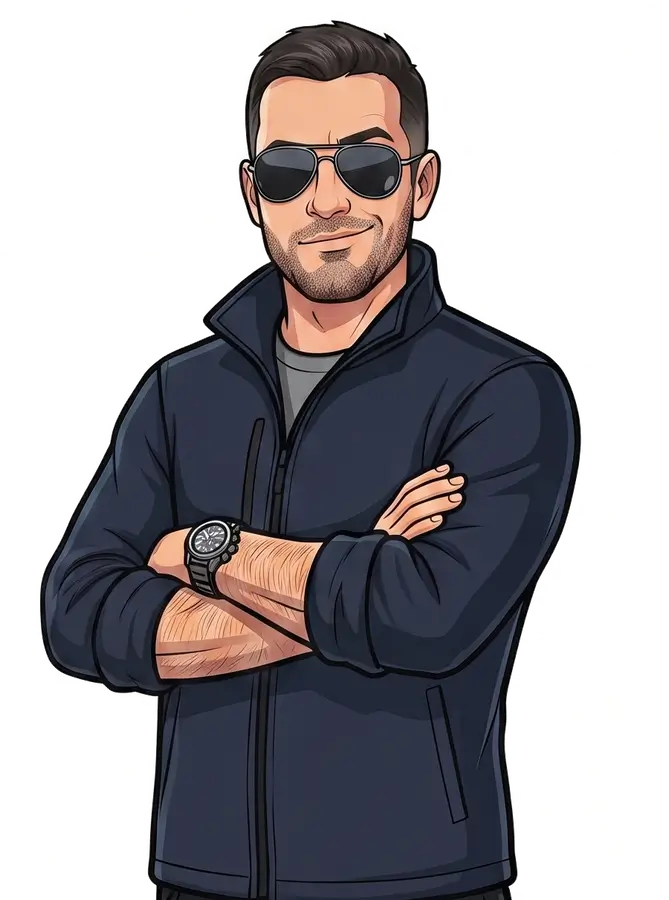 Illustration Kraftfahrer der Spedition Maisel