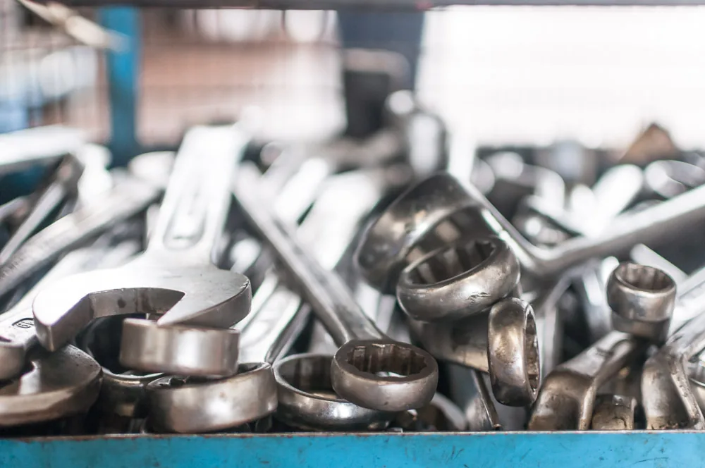 Werkzeugausstattung und Instandsetzungs-Equipment der Meisterwerkstatt Bayreuth