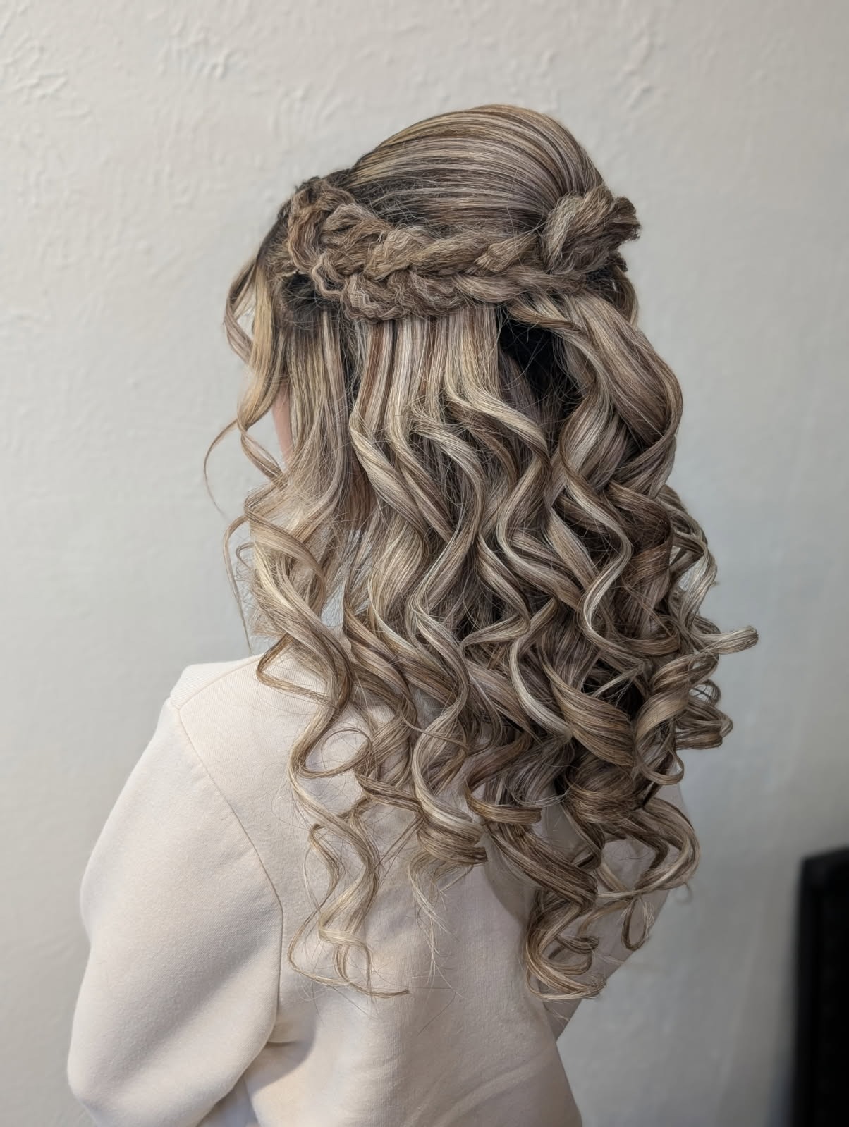 Crown Braid & Spiral Curls