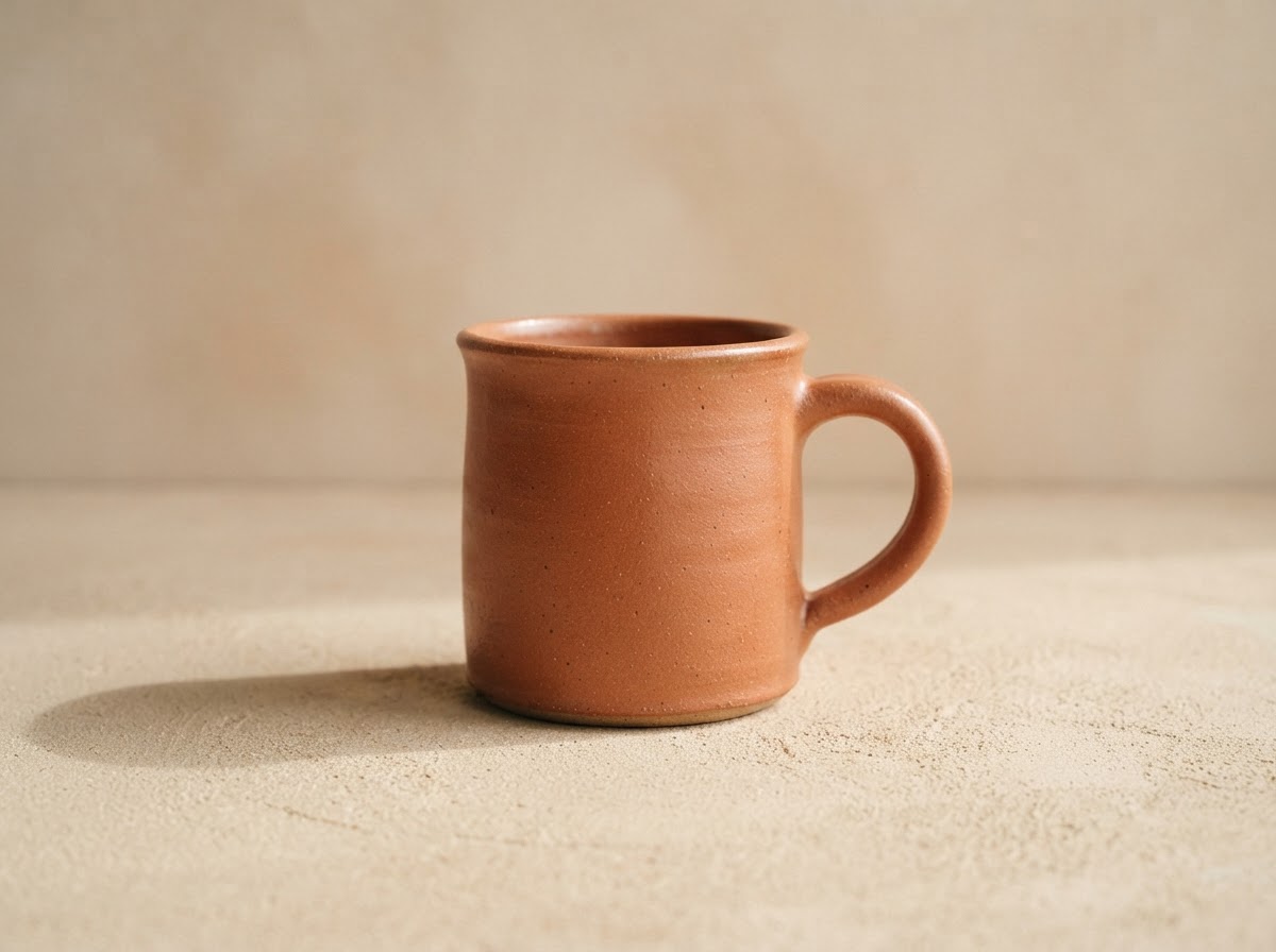 Cốc gốm terracotta