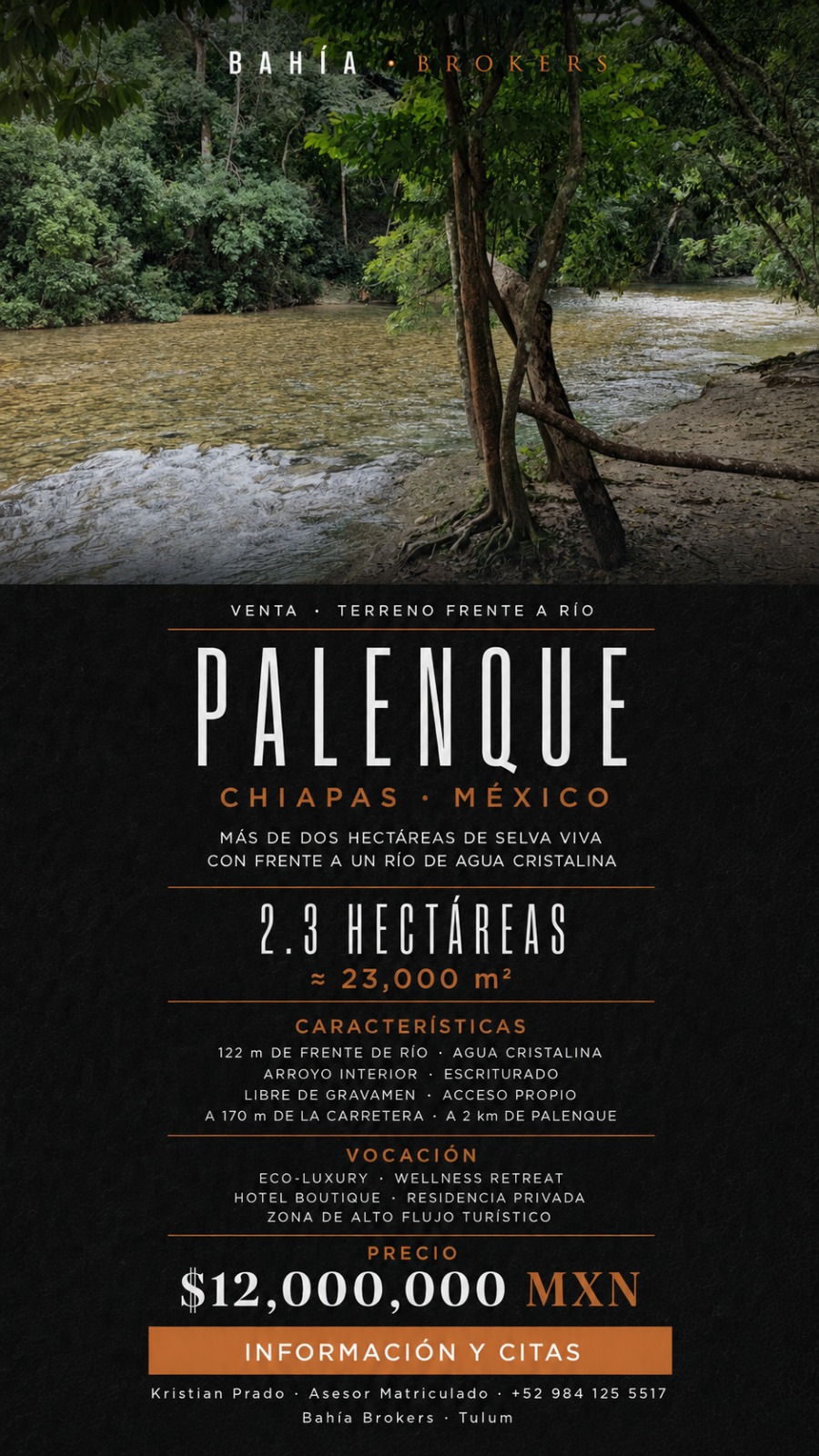 Terreno Selva Frente a Río — 2.3 Hectáreas