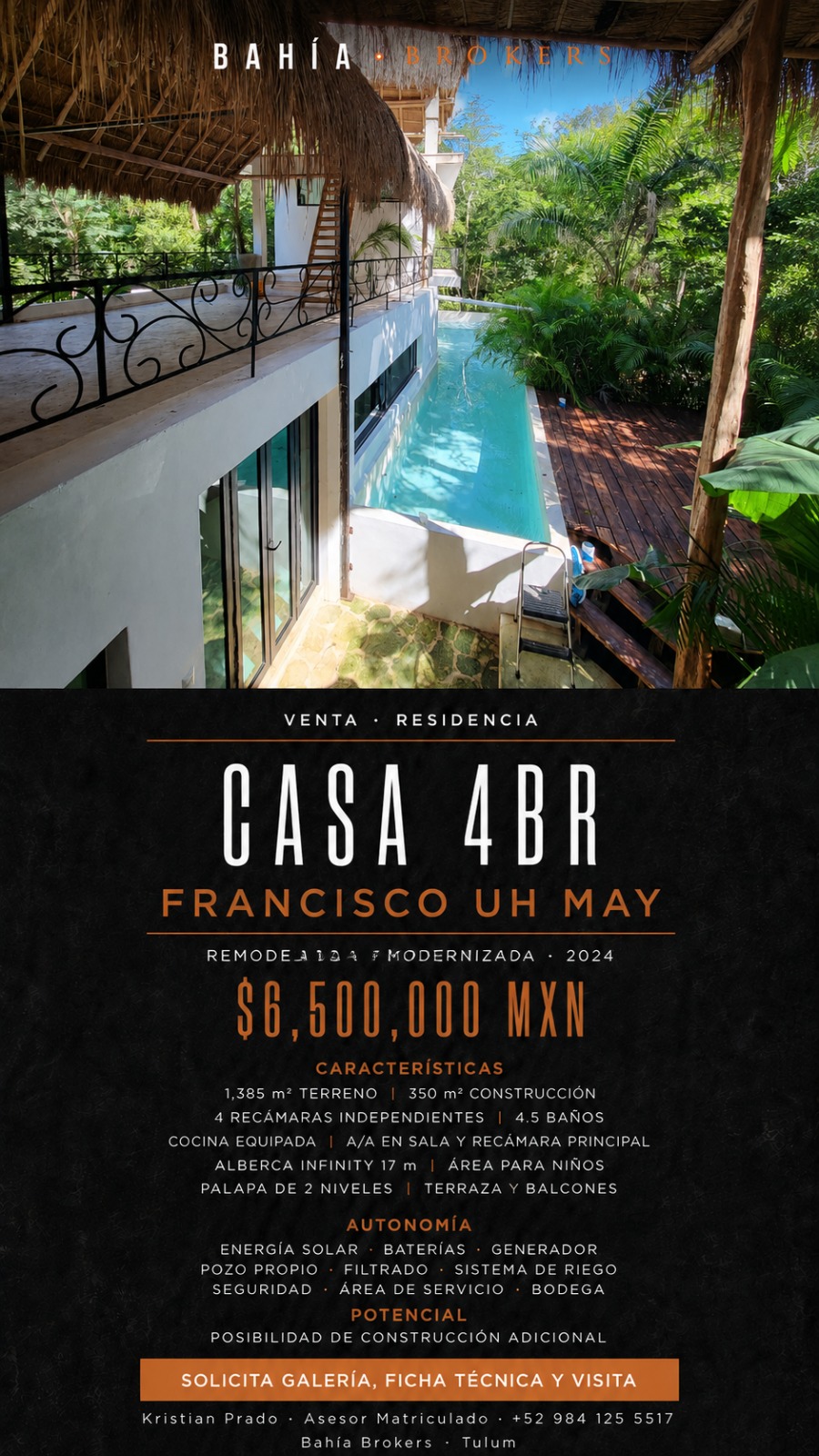 Residencia 4BR — Francisco Uh May
