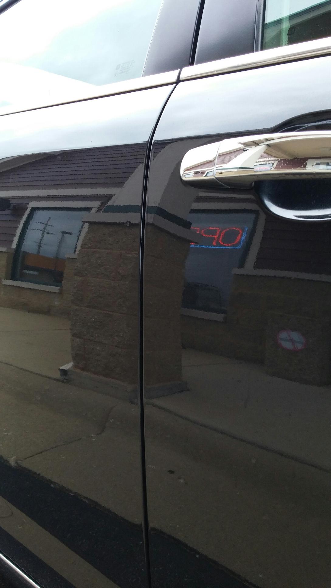 Side Door Dent Removal After Repair