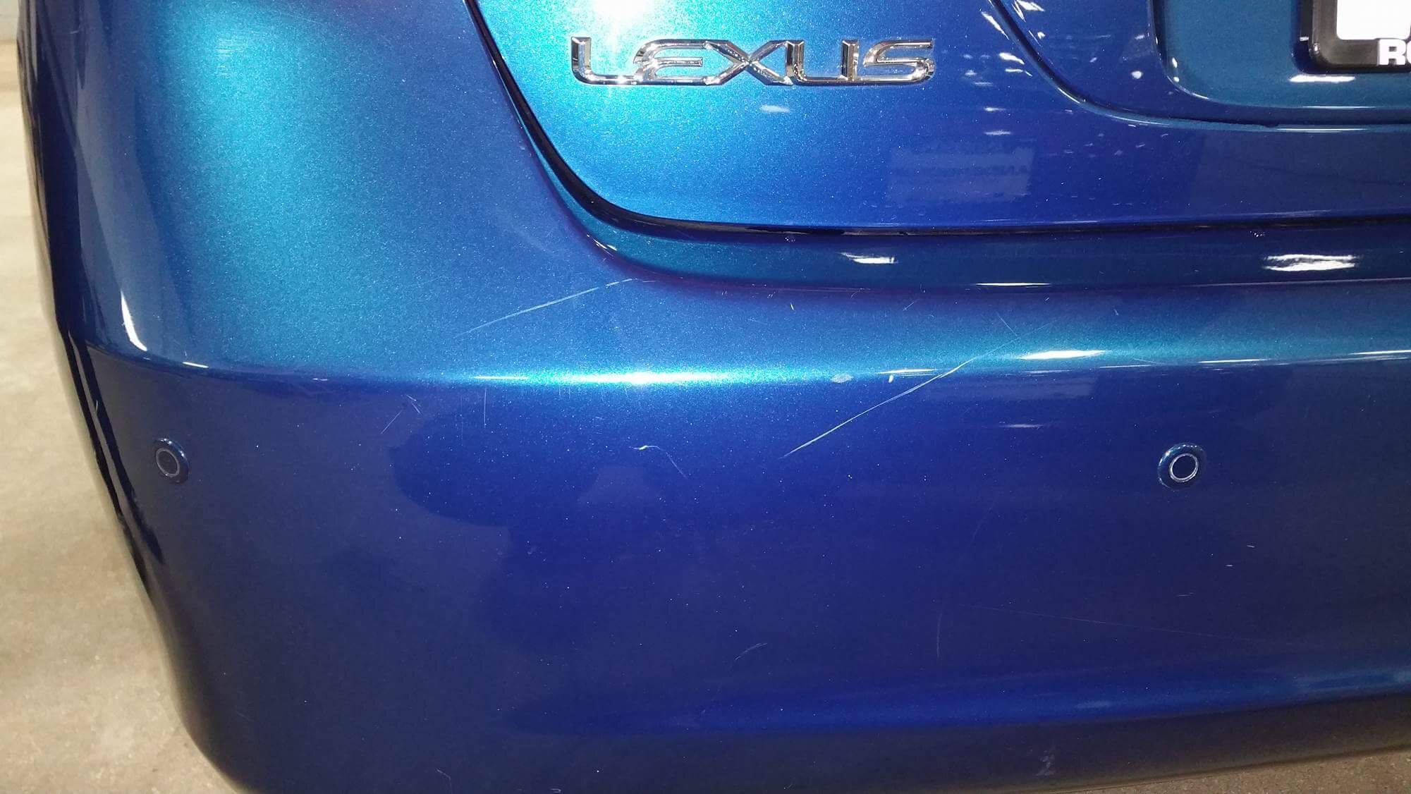 Scratch Repair performed by Exteriortec mobile paint specialists