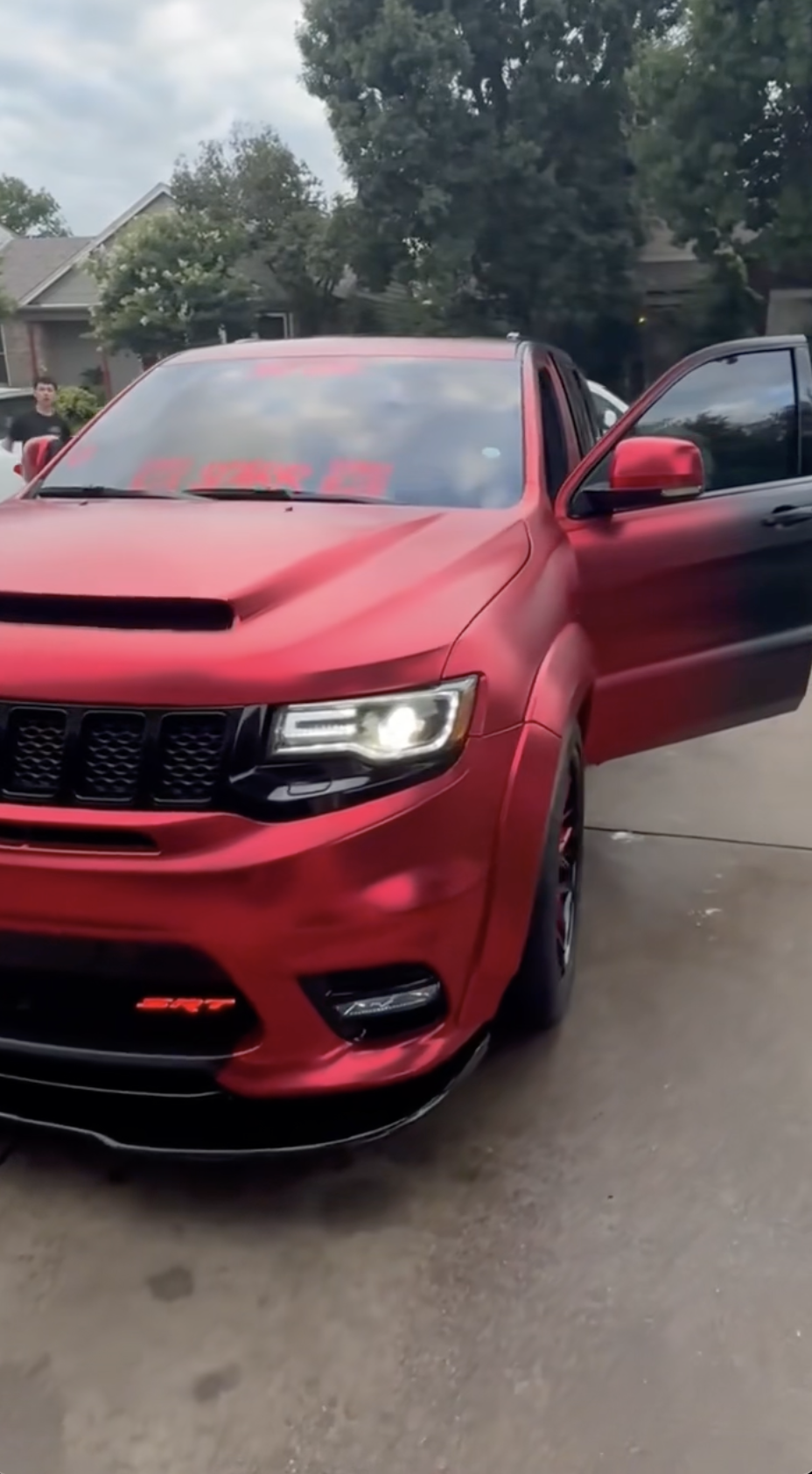 Matte Red Finish Hand Care & Trim Dressing - Jeep Grand Cherokee SRT Trackhawk