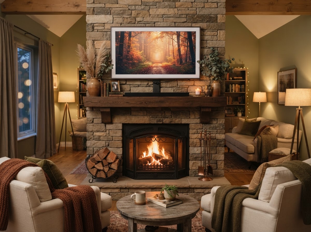Fireplace Mounting