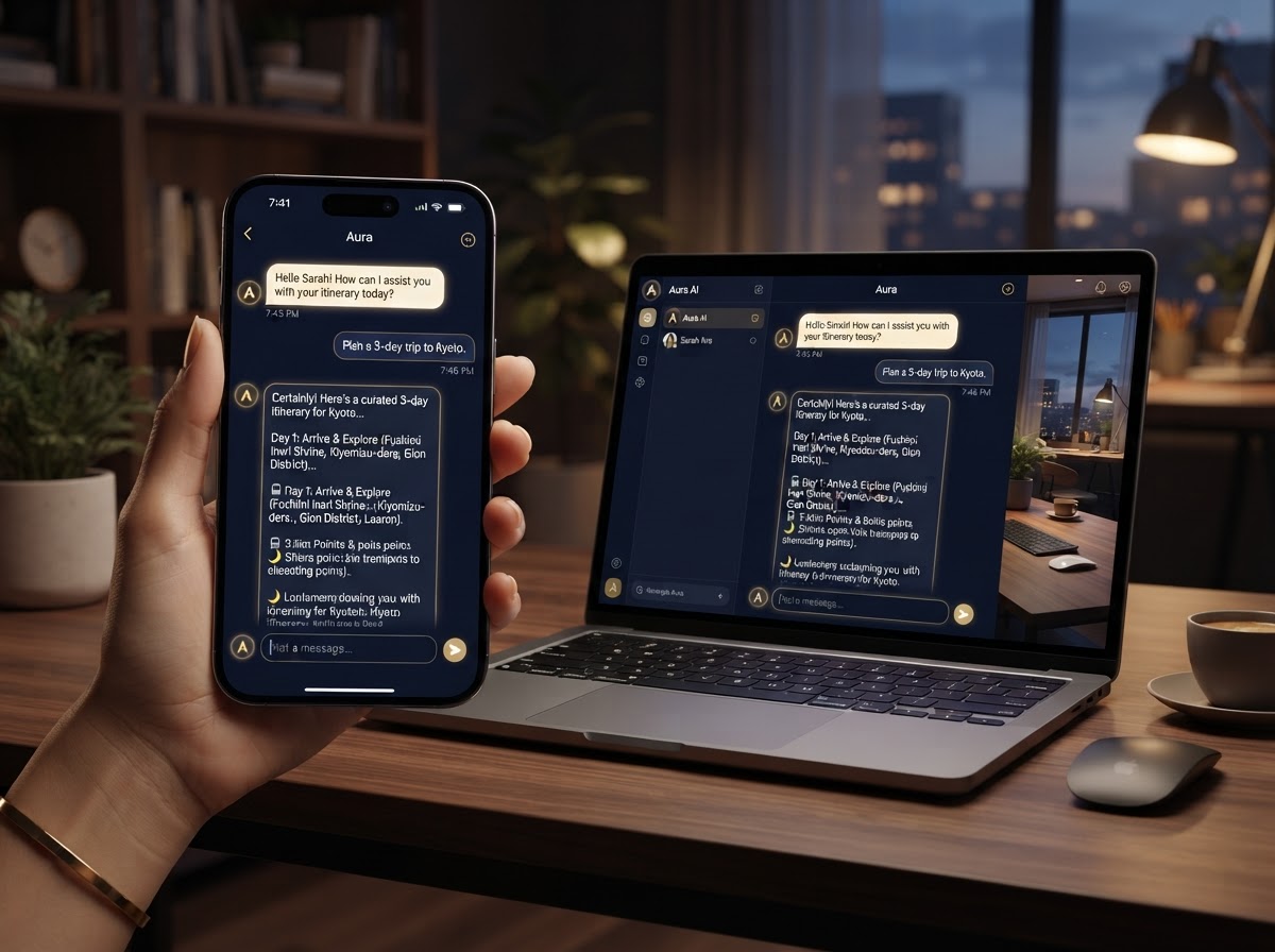 Intelligent AI conversational chatbot interface for client booking