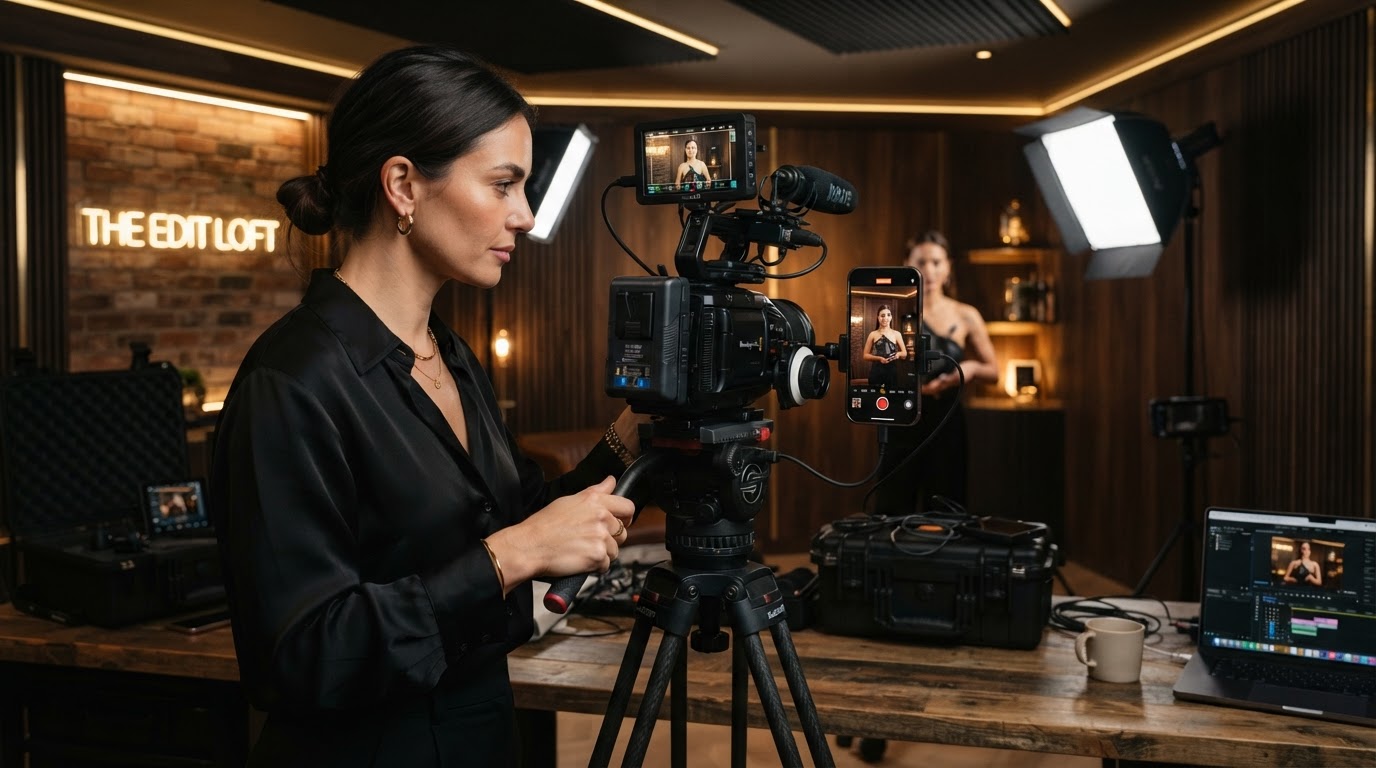 Professional short-form vertical video production and editing