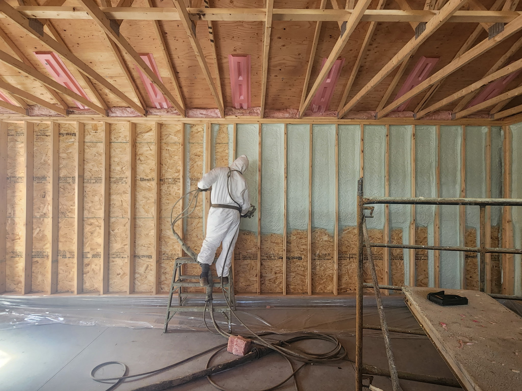 Romulus Enterprises insulation installation in Southwestern Ontario