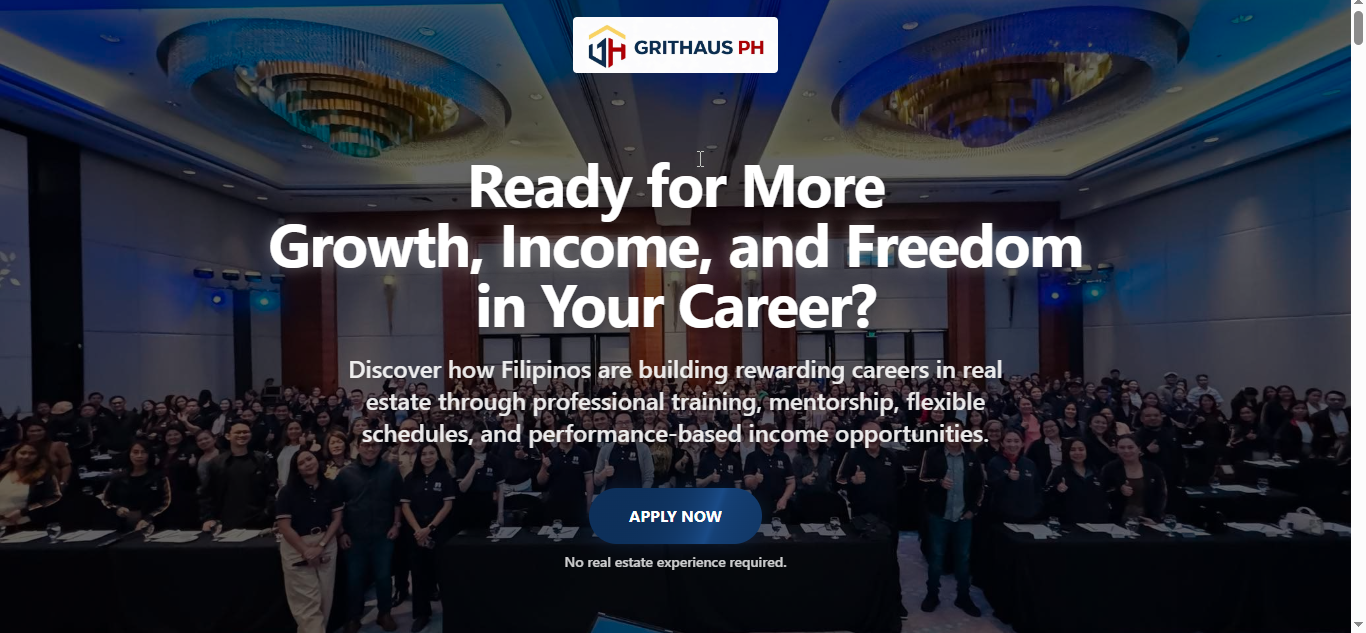 Real Estate Recruitment Landing Page