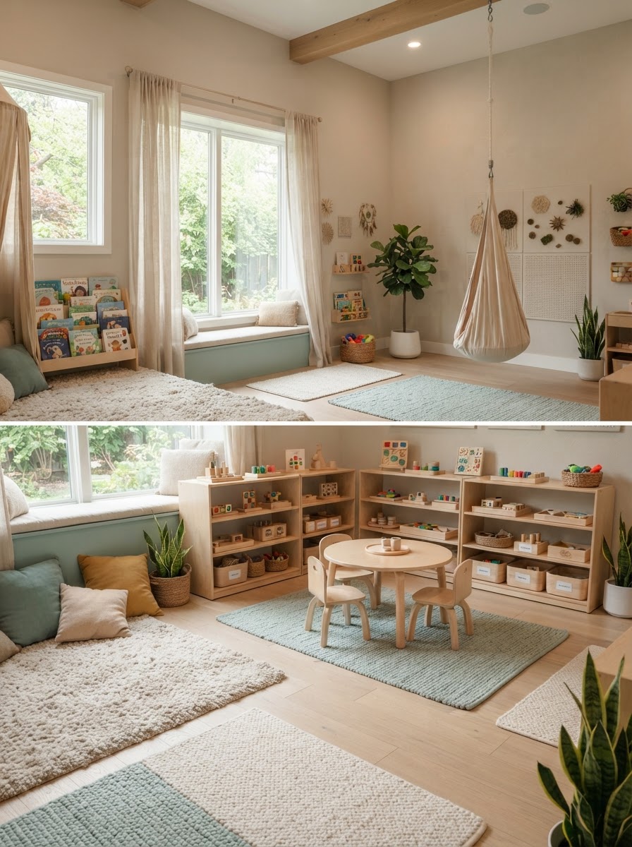 Sensory-friendly play and therapy area at Spectrum of Grace