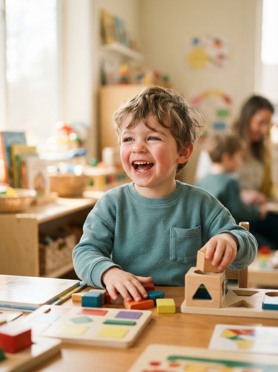A welcoming, nurturing space at Spectrum of Grace for families beginning their journey