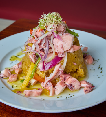 MOFONGO RELLENO DE PULPO