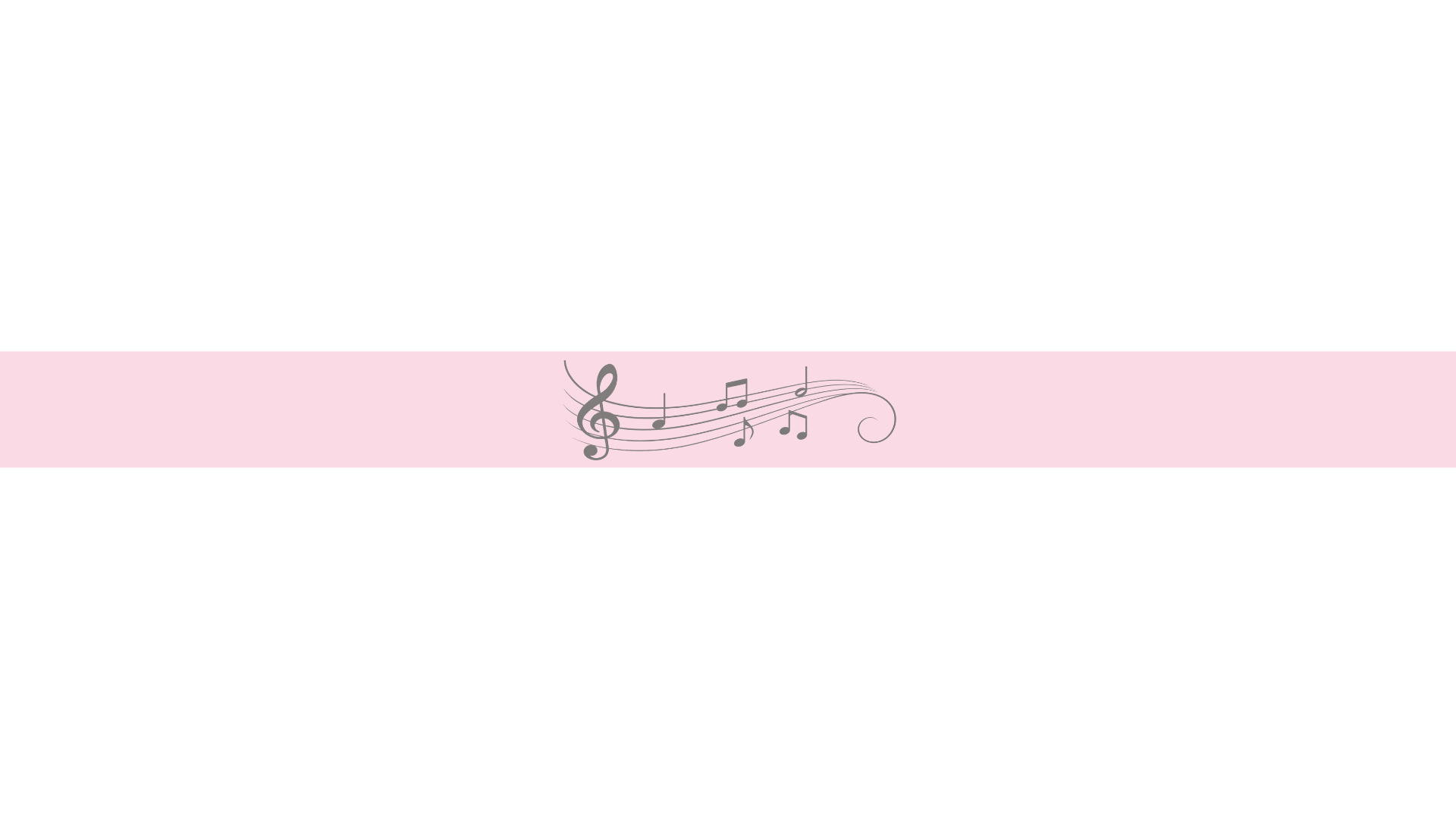 Pentagrama con notas musicales