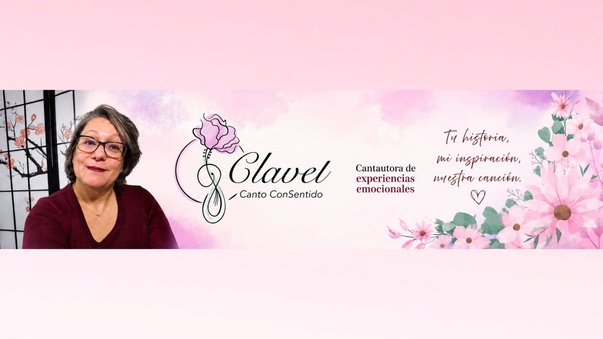 Clavel Canto ConSentido - Cantautora de experiencias emocionales - Tu historia, mi inspiración, nuestra canción.