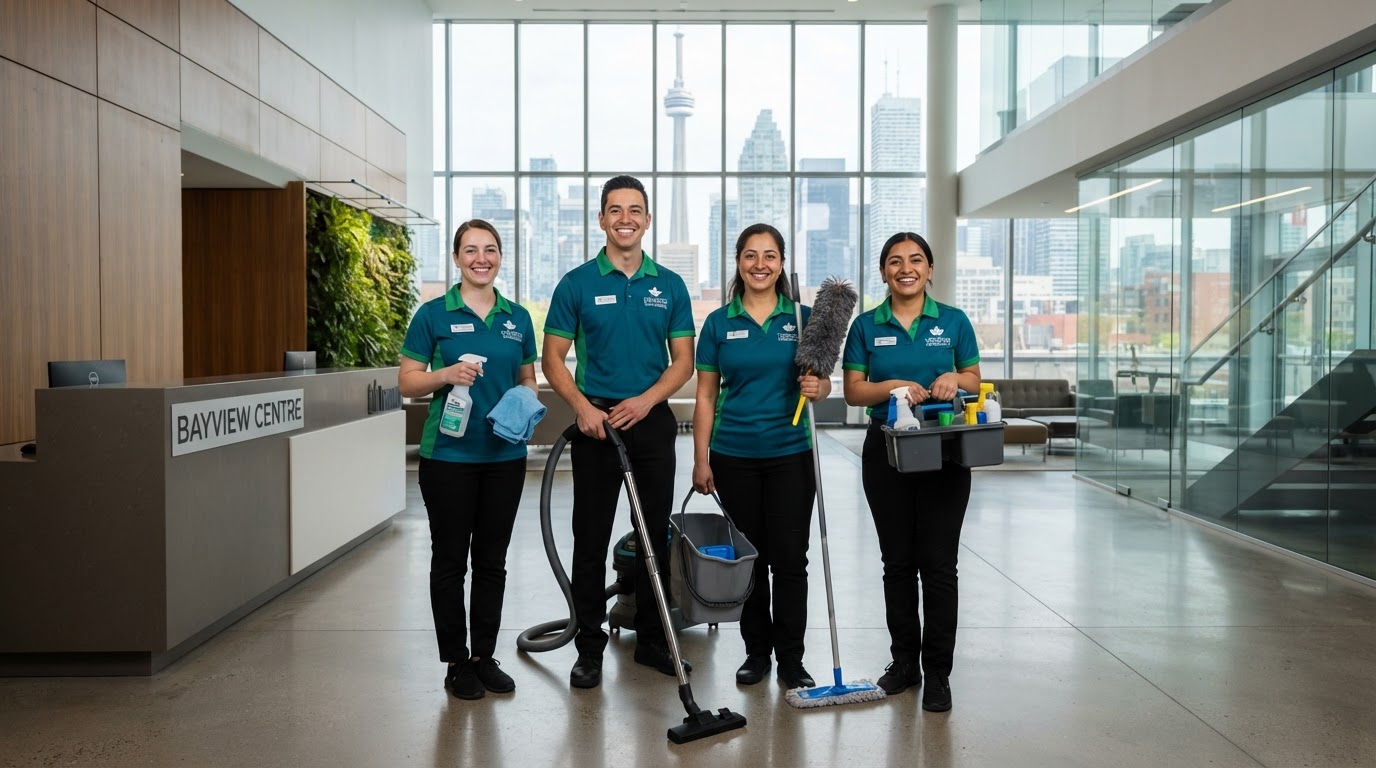 Zond Cleaning professional team at work in Toronto