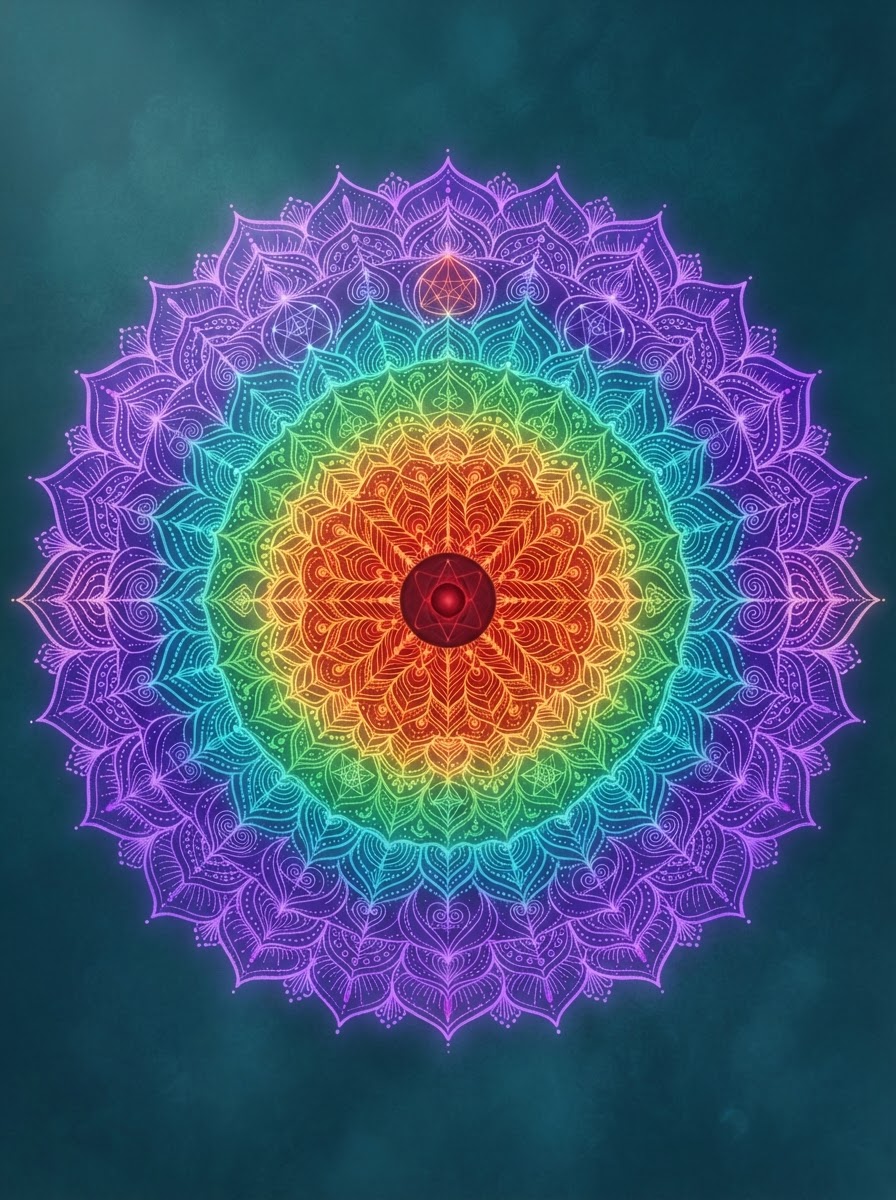 Chakradance™ mandala art created by a participant