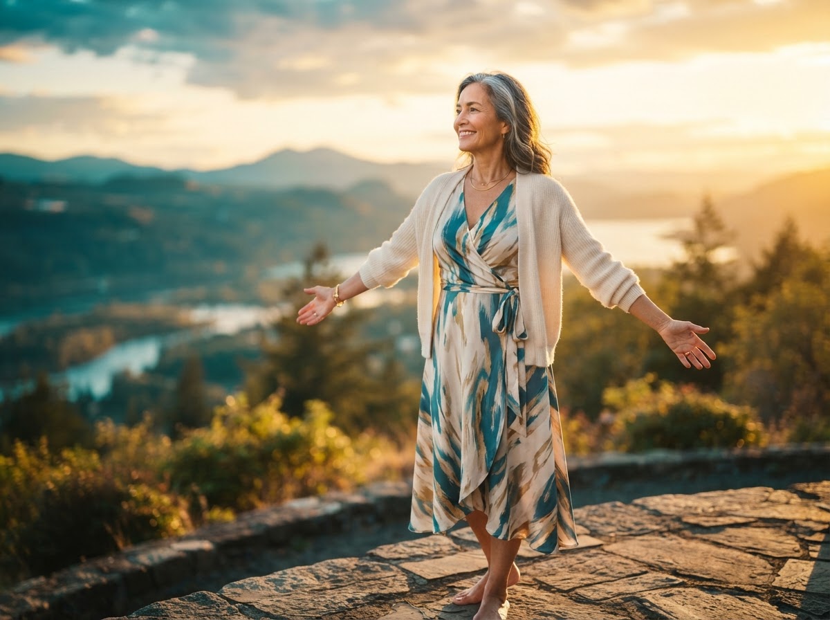 Woman redefining her next chapter