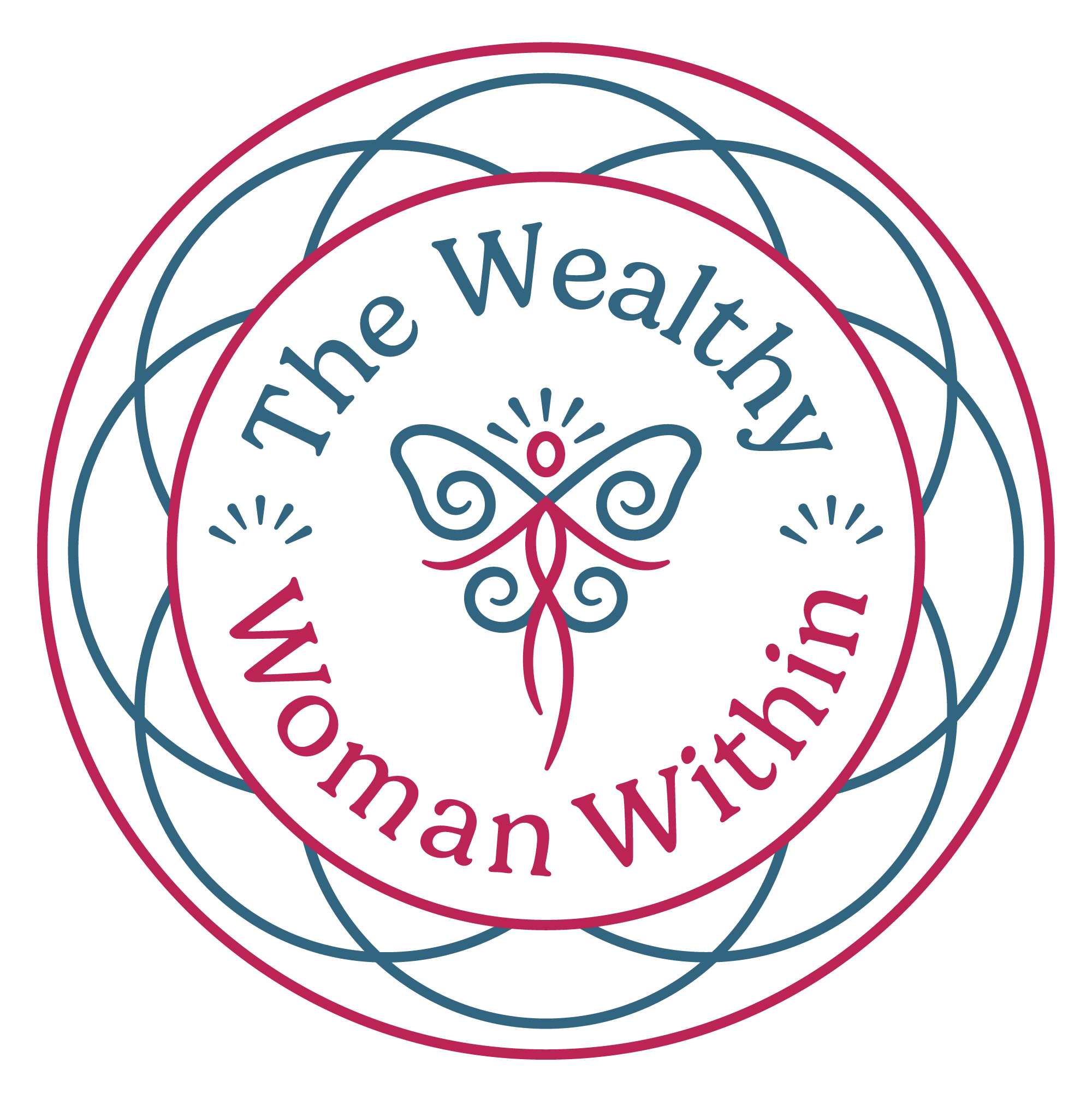 The Wealthy Woman Within Mandala Emblem