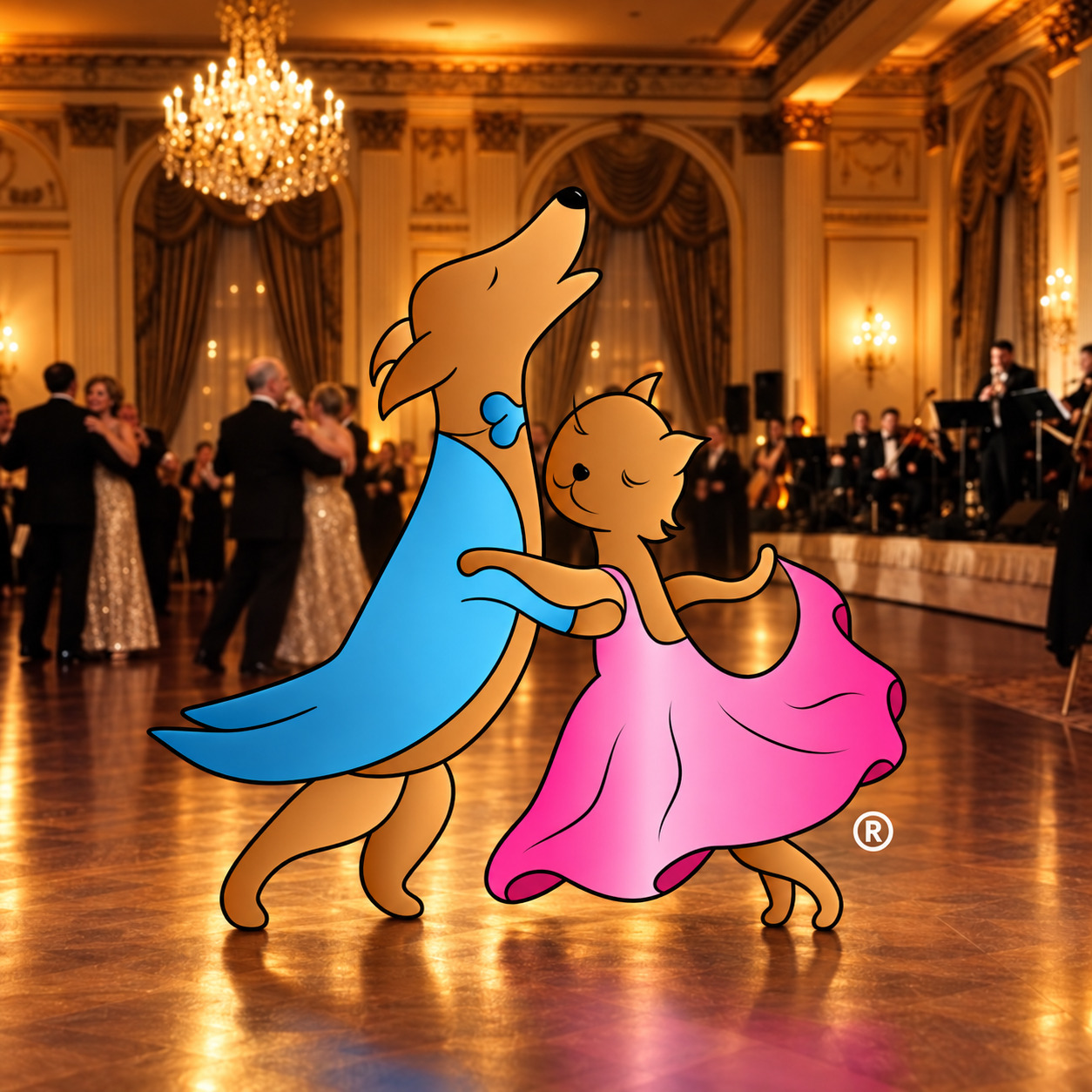 Dancing animal partners - Ballroom Barks