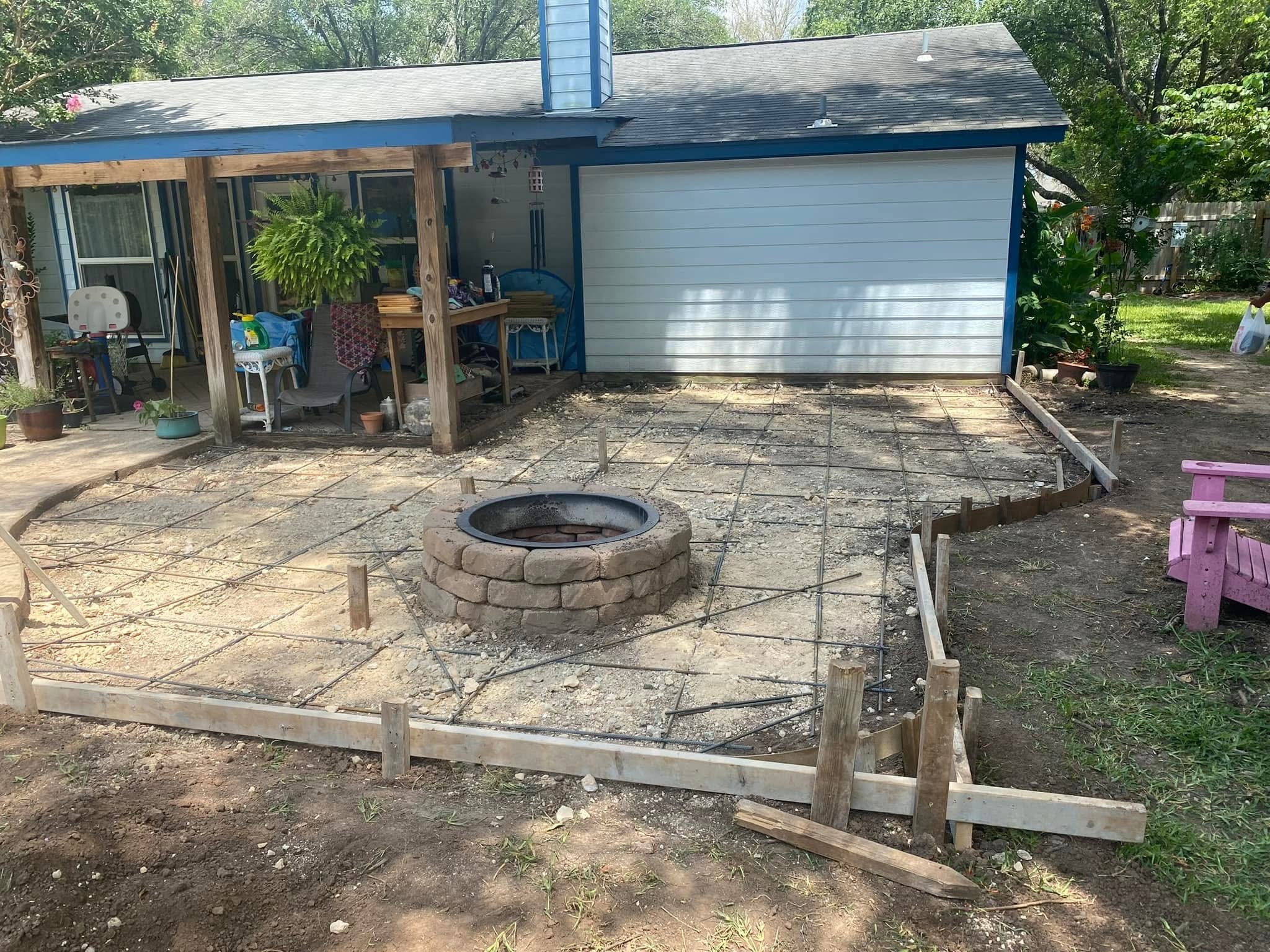 Back Patio Before