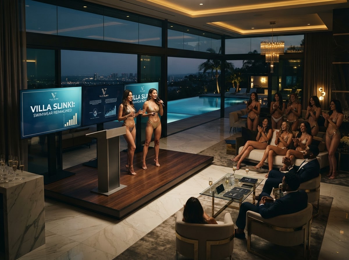 Shark Tank pitch event stage