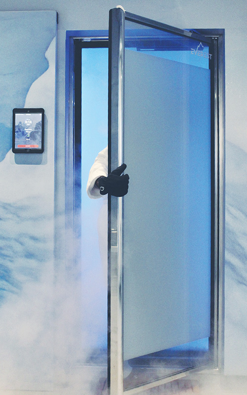 Whole Body Cryotherapy chamber at Icebox Tallahassee