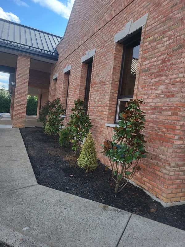 Foundation planting and flowers in Newton PA