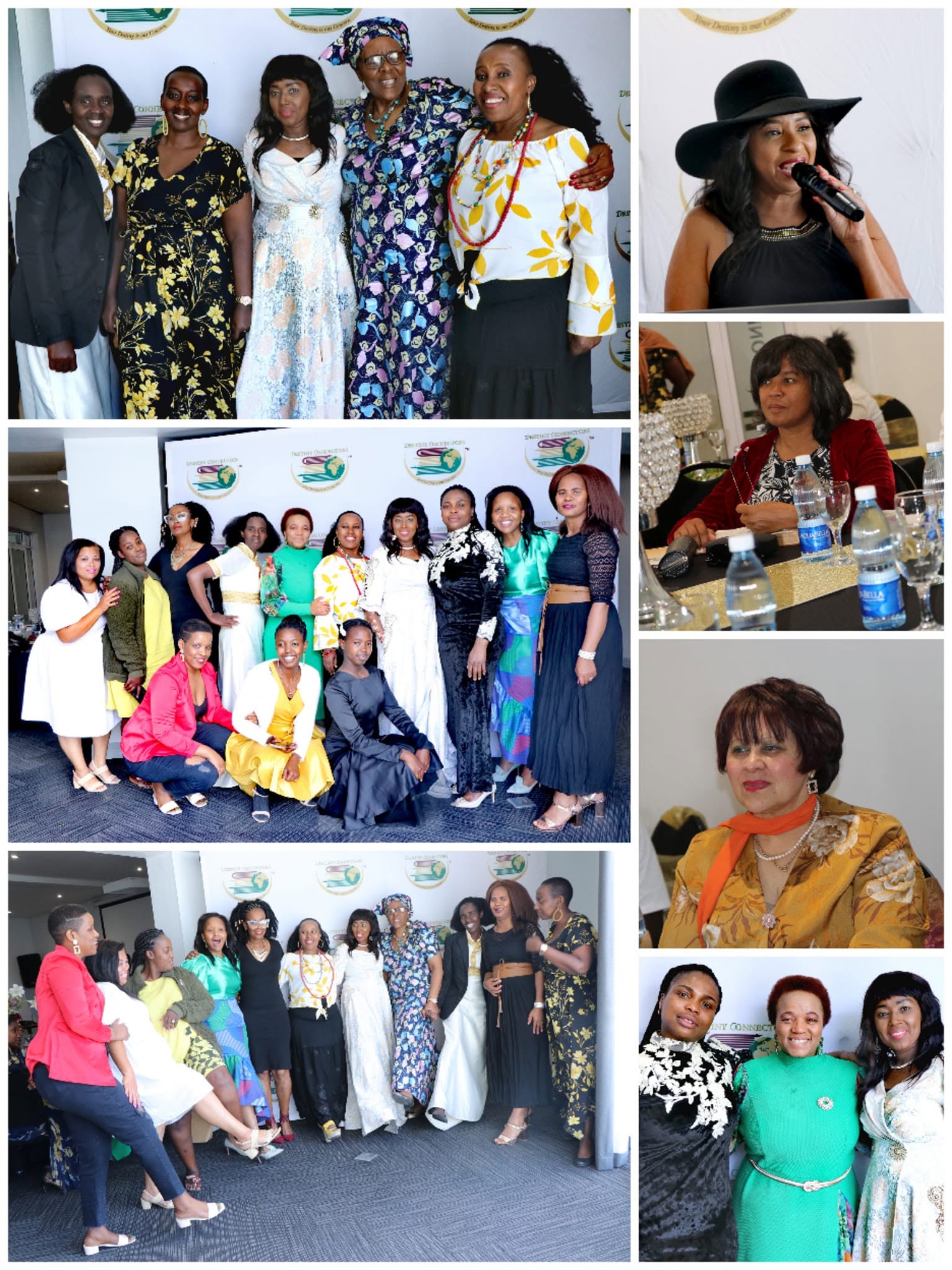 Destiny Connectors event highlights and women in leadership community collage