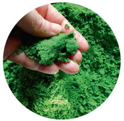 Té matcha en la pastelería