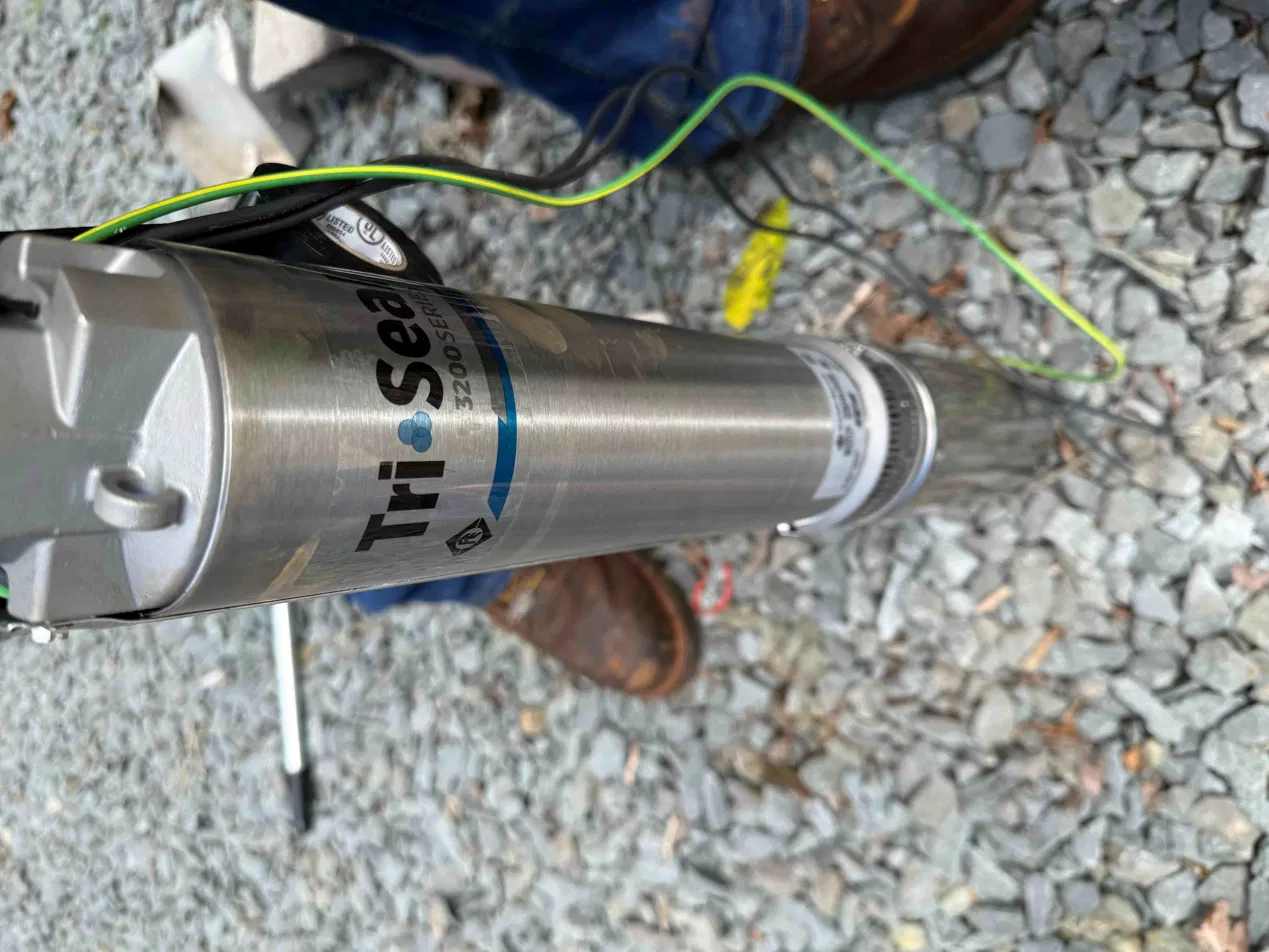 New Franklin Electric Tri-Seal submersible well pump before installation — Sunrise Pump & Well Water Service