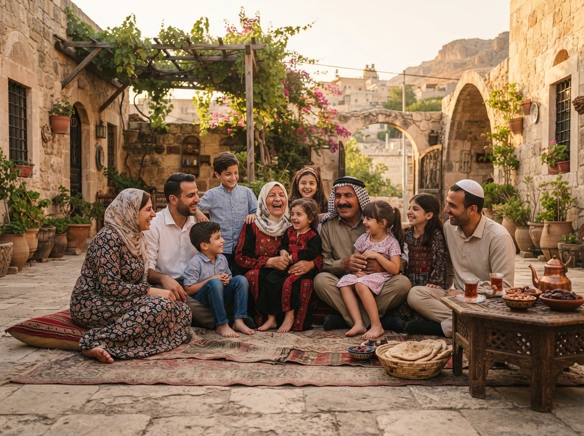Maria with family