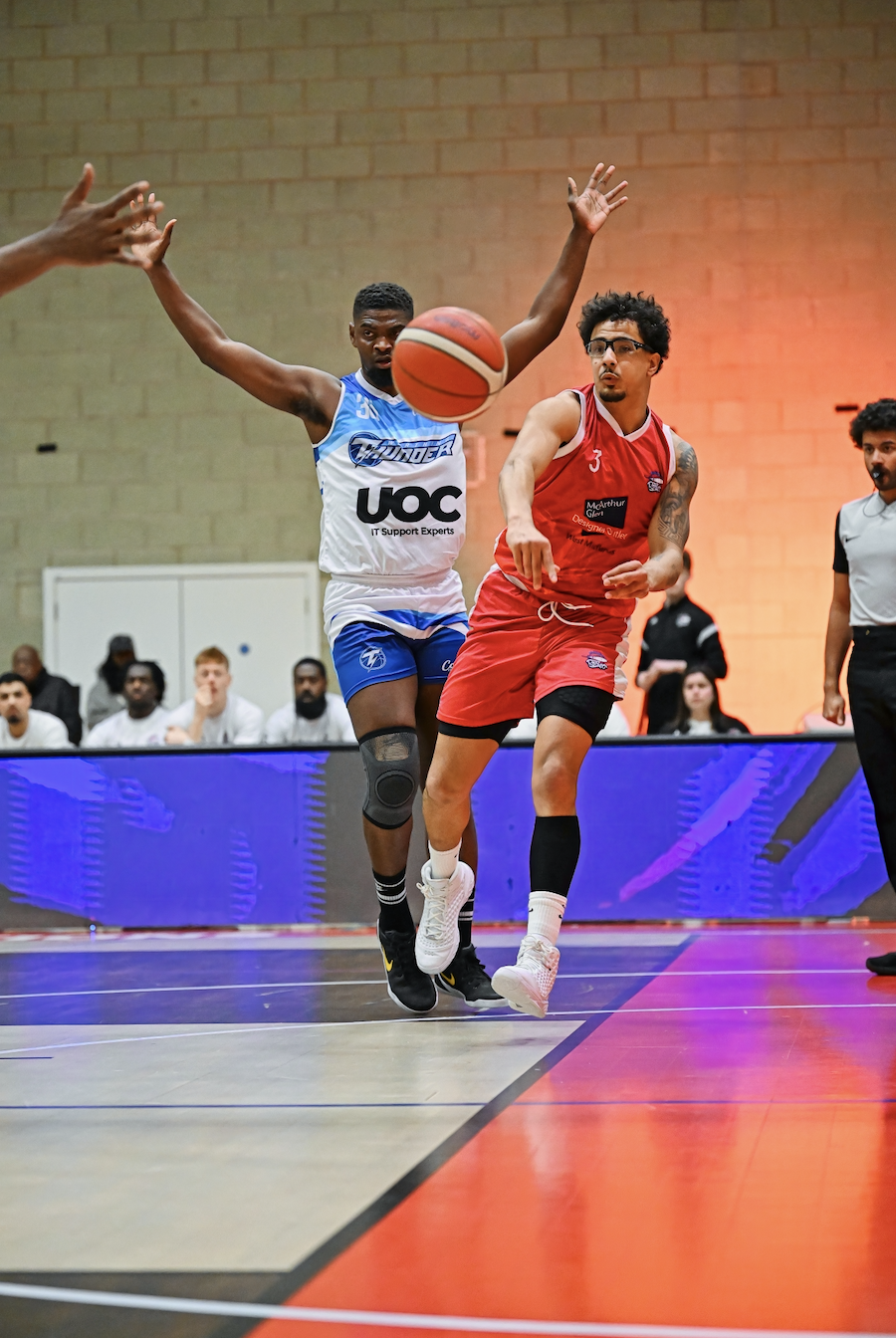 City of Birmingham Rockets player delivering precision pass